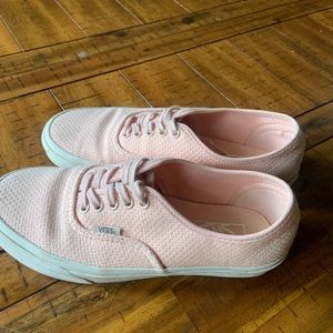Pink Low Vans: Size 9